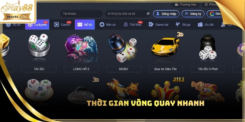 Điểm nổi bật của Luckywin Hay88